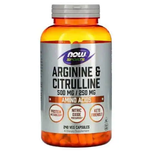 آرژنین و سیترولین ناو 240 عدد  NOW Foods Arginine Citrulline