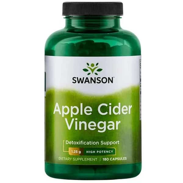 خرید و قیمت کپسول سرکه سیب سوانسون Swanson Apple Cider Vinegar –